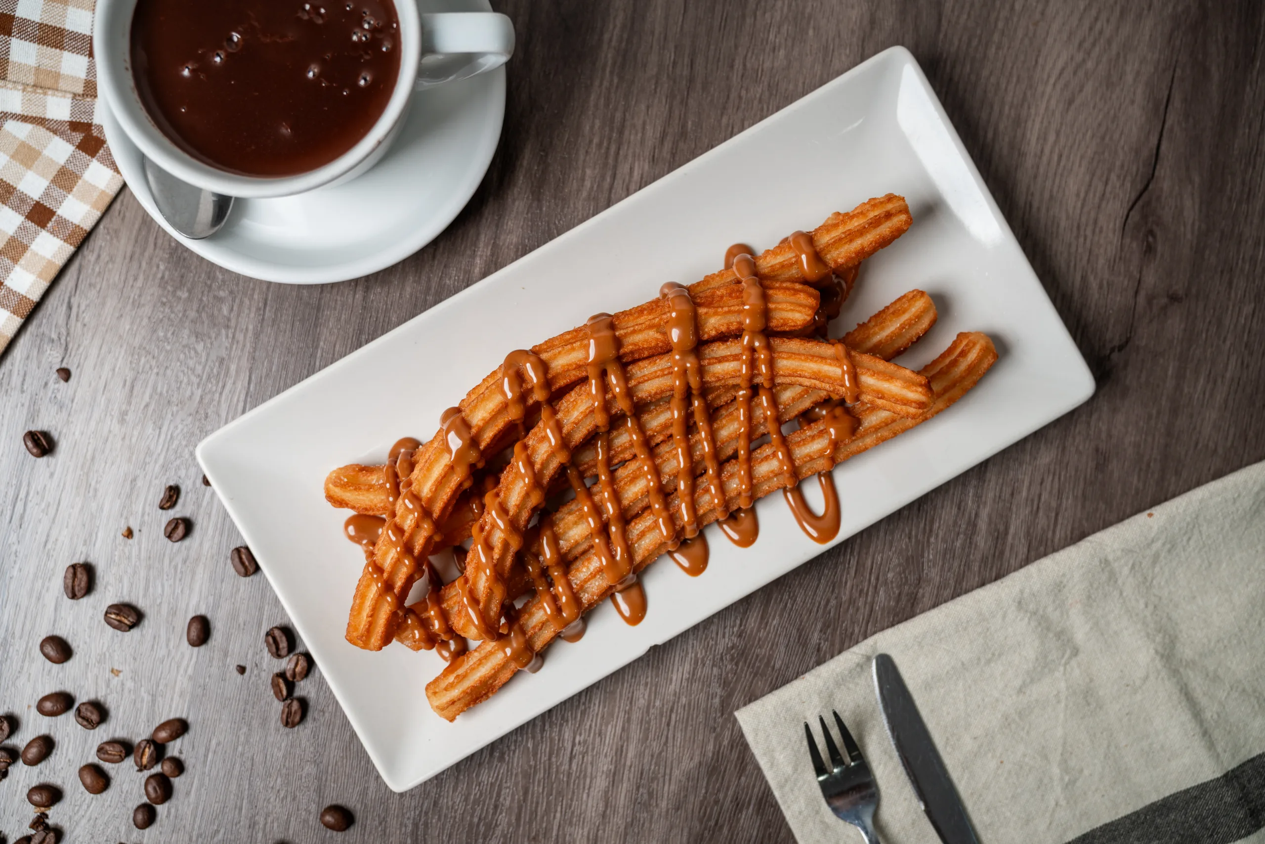 Churros con toping